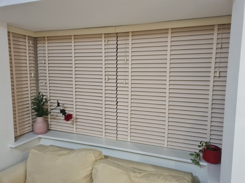 cream blinds